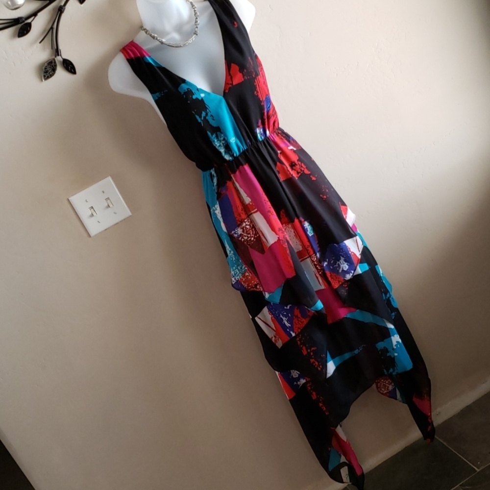 Leith Hankercheif Hem Dress